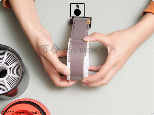 使用塑料显影罐和片芯的情况