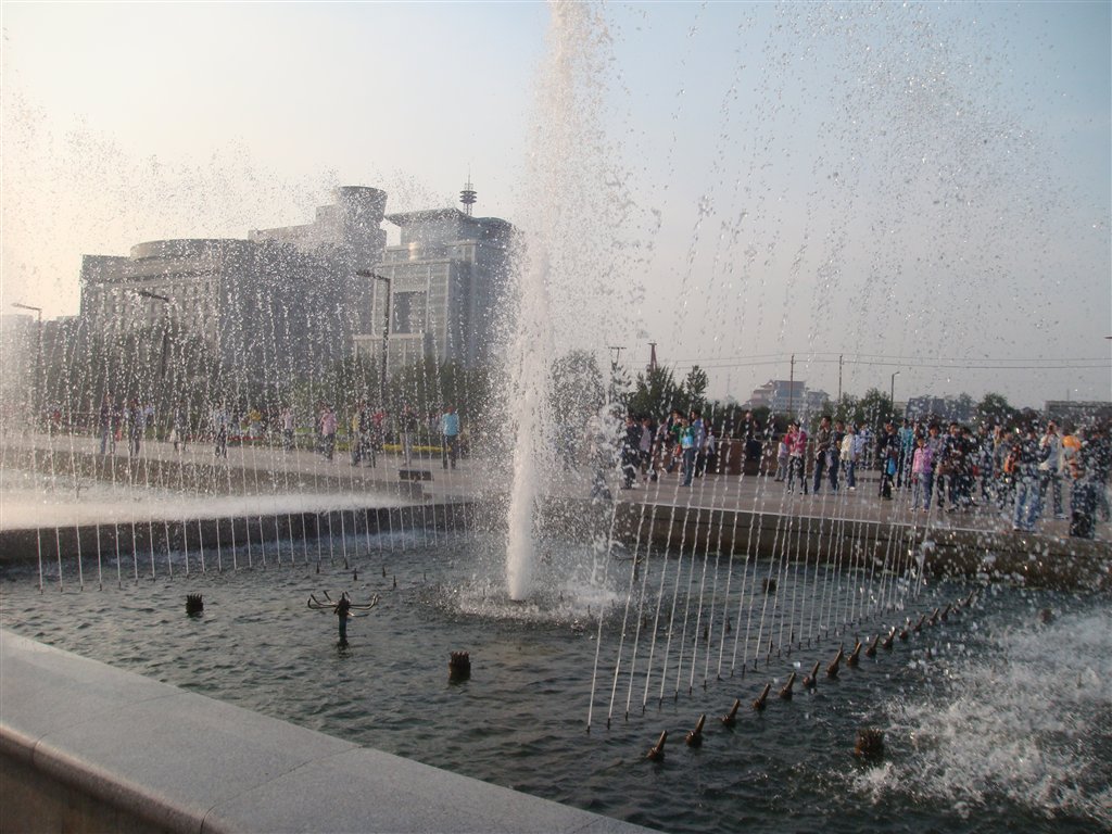 喷泉水景,叠水景观,水景墙,灯柱